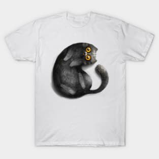 Happy smiling black cat T-Shirt